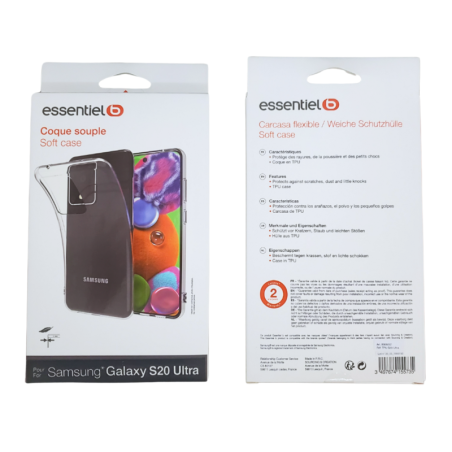 Coque Transparent ESSENTIELB pour Samsung Gal | Smarty Paris